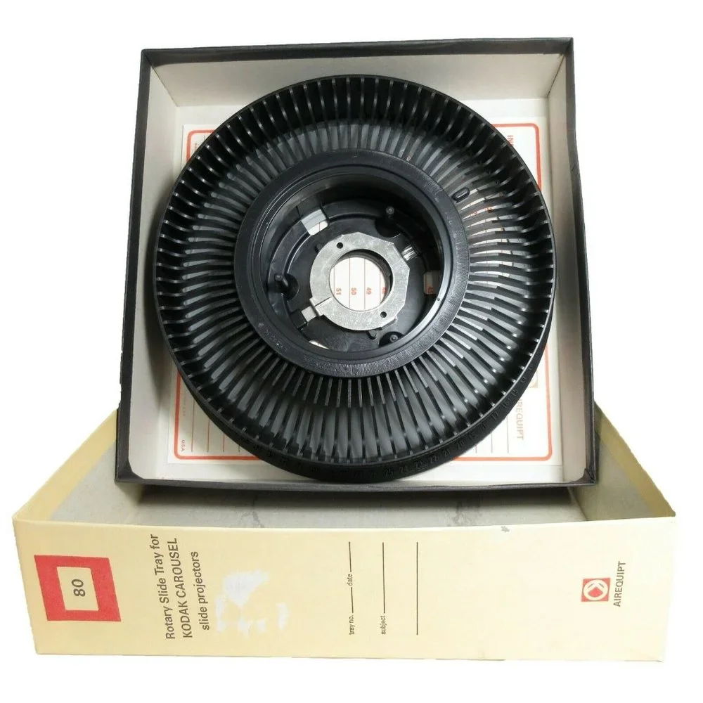 Airequipt Rotary 80 Slide Tray for Kodak Carousel Slide Projectors
